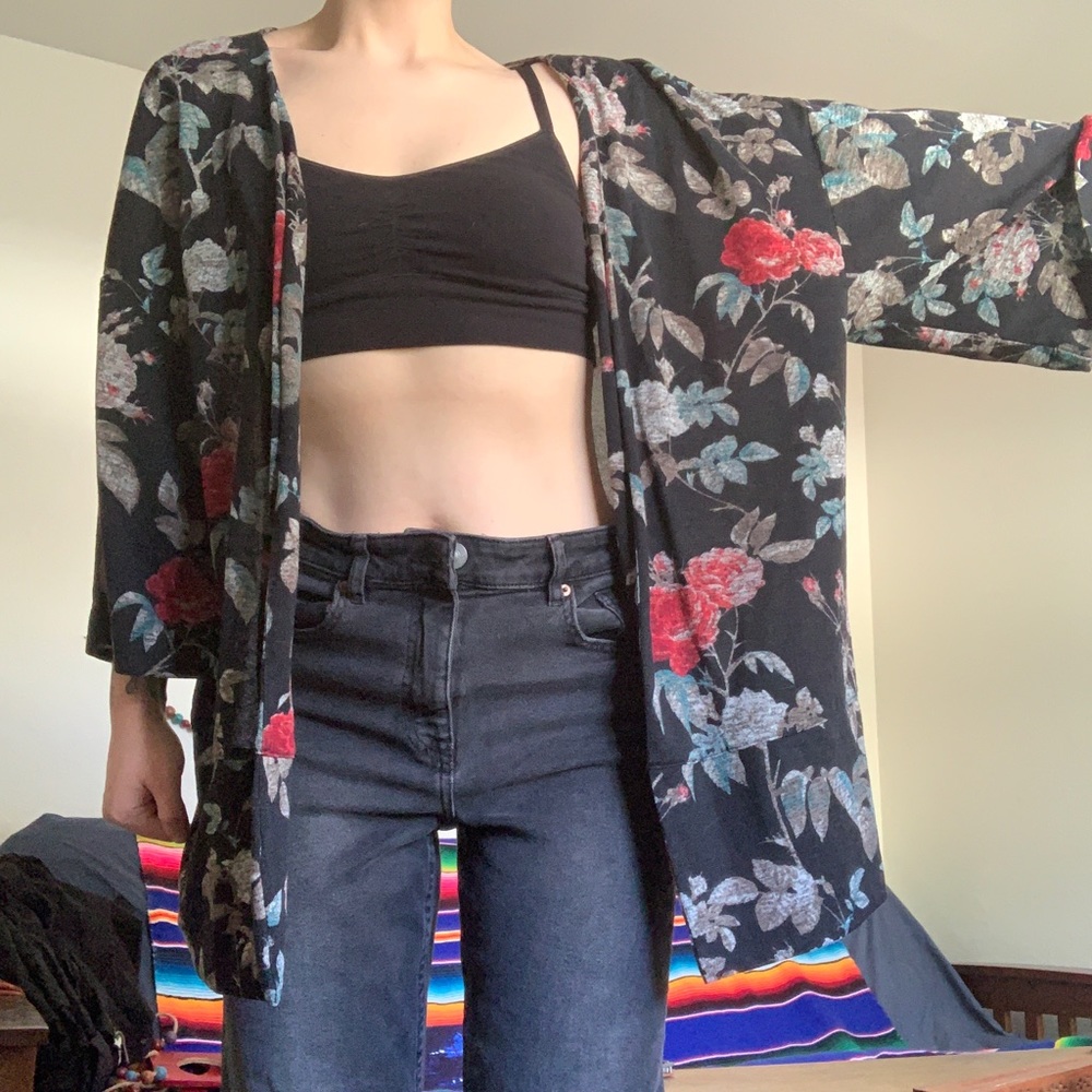 Floral cardigan